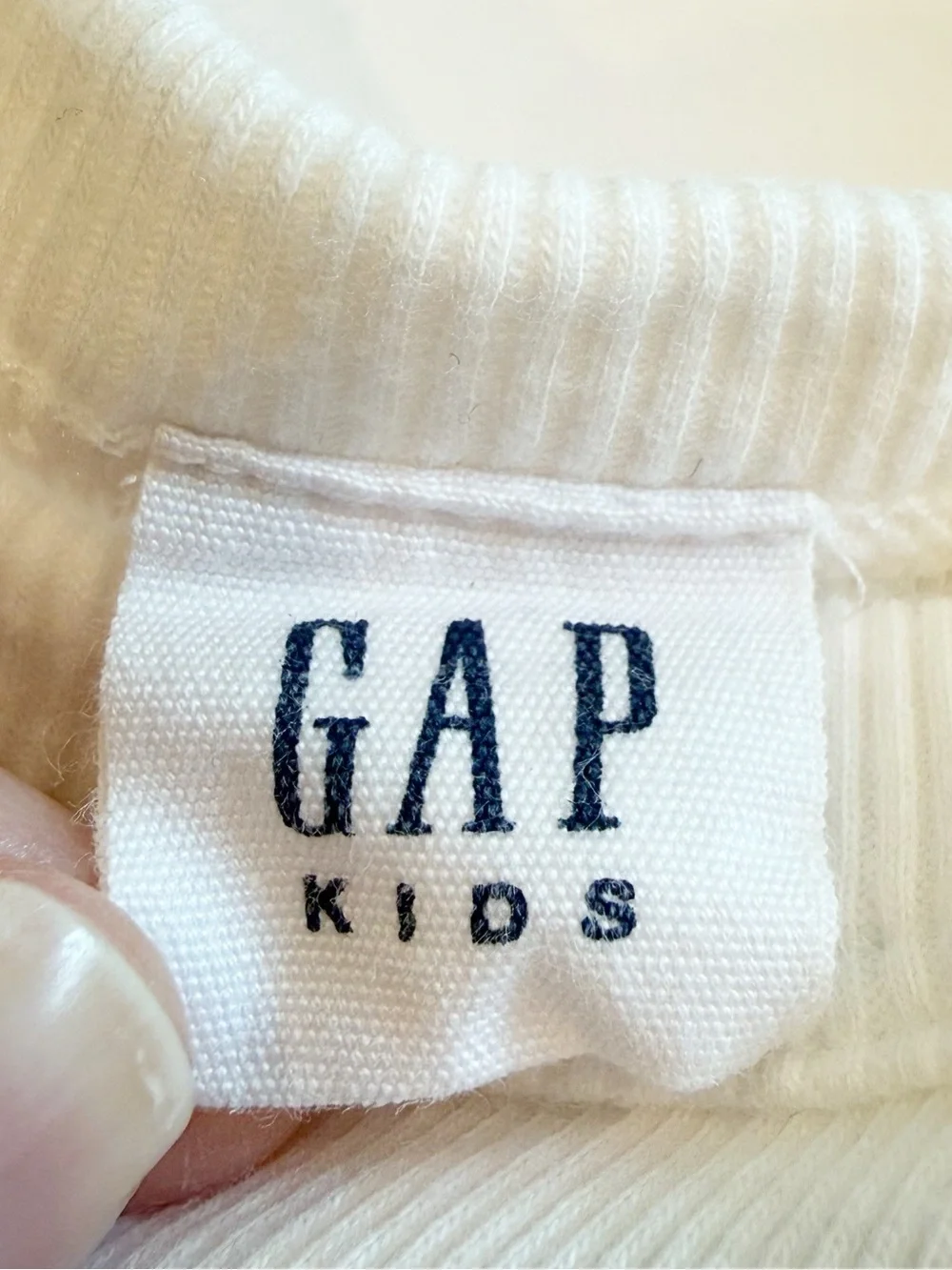 Gap Kids White Eyelet Tiered Ribbed Dress